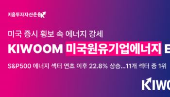KIWOOM 미국원유에너지기업 ETF, 연초 이후 수익률 24% 기록