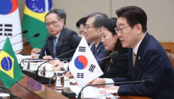 李 “국가대표 여러분 고생 많았다”…동계올림픽 선수단에 감사