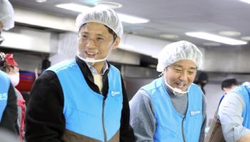 허서홍 대표도 팔 걷었다…GS리테일, 안나의 집 급식 나눔