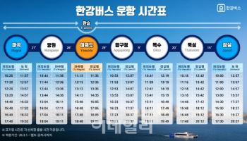 멈췄던 ‘한강버스’ 3월부터 전 구간 운항 재개… 동·서부 분리 운영