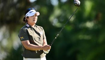 유해란, LPGA 통산 4승 정조준…"1타 뒤에 있어서 오히려 편안해"