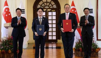 정부, 싱가포르와 FTA 개선협상…원전 협력도