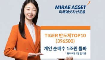 TIGER 반도체TOP10 ETF, 연초 이후 개인 순매수 1조 돌파