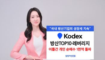 KODEX 방산 ETF 2종, 이틀 간 개인 순매수 1000억 돌파