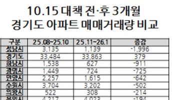 경기 규제·비규제 지역 갈려…부천·남양주·광주 '풍선효과'