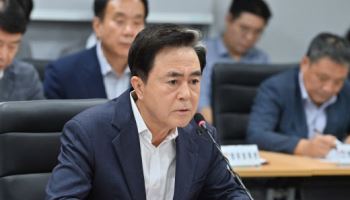 김태흠 충남지사 "통합 논의 상황서 공천 신청은 부적절"