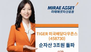 변동성 장세 속 선방…‘TIGER 미국배당다우존스 ETF’ 순자산 3조 돌파