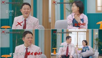 이혼한 전 배우자 지켜보는 방송이라니…'X의 사생활' 김구라도 "너무 세"