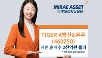 TIGER K방산&우주 ETF, 연초 이후 개인 순매수 2000억↑