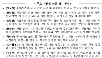 정부, ‘대형산불 특별대책기간’ 가동...대응체계 강화