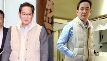 "회장님 애착 조끼?"...이재용 '560만원 출장룩', 어디서 봤나 했더니