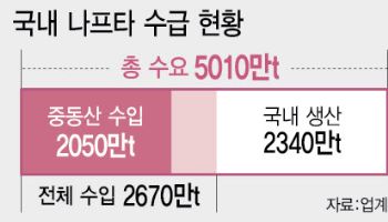 나프타 수출 막아 국내 공급...석화 핵심 원료 수급난 푼다