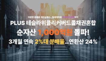“2%대 분배”...PLUS 테슬라위클리커버드콜, 순자산 1000억 돌파