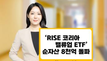 KB운용 ‘RISE 코리아밸류업 ETF,’ 순자산 8000억 돌파