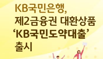 국민은행, 2금융권→국민 갈아타기 전용 ‘KB국민도약대출’ 출시