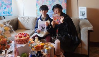 알파색채 앰버서더 세연(Ichigo)·안젤로 찬, 신라호텔 '언노운바이브 아트페어' 성료