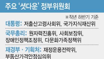'개점휴업' 정부위원회 정리가 필요한 이유