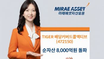 TIGER 배당커버드콜액티브 ETF, 순자산 8000억 돌파