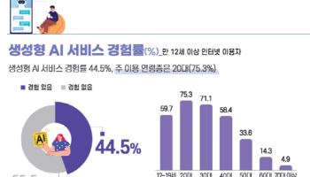 국민 3명 중 2명 AI 이용…절반 가까이 '생성AI 이용' 경험