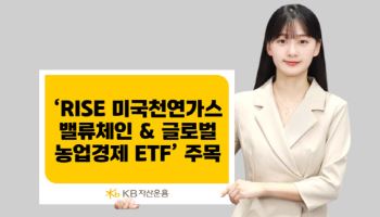 유가 오르니 먹거리 가격도 뛴다…KB운용, 천연가스·농업 ETF 제시