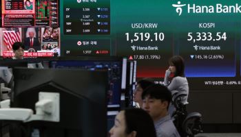 이란 타격 경고에 코스피 하락 반전...1.8% 내리며 5400선 내줘