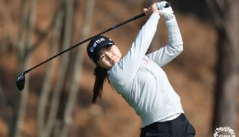 지난해 2승 고지원, KLPGA 투어 국내 개막전 첫날부터 선두 질주