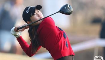 14세 여중생 김서아, 265m 장타 앞세워 언니들 제치고 공동 2위