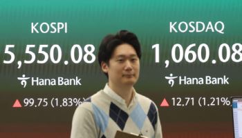 코스피, 삼전 분기 사상 최대익에 2%대↑…코스닥 1150선