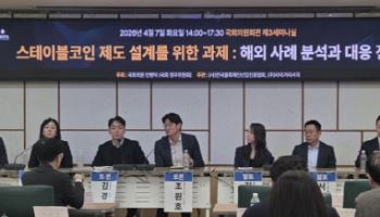 "규제 샌드박스라도 해야"…원화 스테이블코인 입법 촉구(종합)