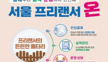 안심 결제·분쟁 상담…'서울 프리랜서 온' 정식 운영 2달만 '안착'