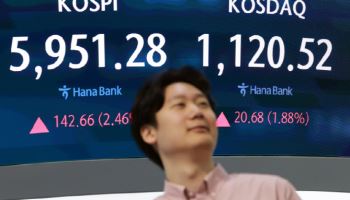 미·이란 후속 협상 기대에 코스피 2.46% 급등…6000선 재진입 시도