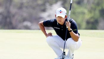 최승빈·전가람 등 KPGA 투어 개막전 1R 공동 선두…장유빈 공동 31위