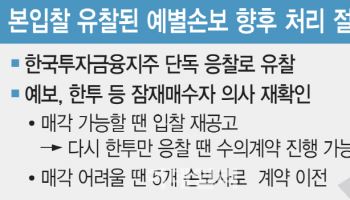 '한투'만 응찰한 예별손보 본입찰…정상화 의지가 매각 관건