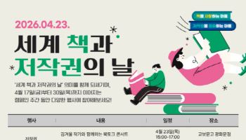 문체부, '세계 책의 날’ 맞아 17일부터 저작권 캠페인