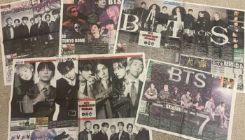 BTS, 도쿄돔 뜨자… 日 5대 스포츠지 1면 장악