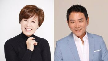 '유방암 투병' 박미선, 남편 이봉원 손 잡고 1년 6개월 만에 방송 복귀