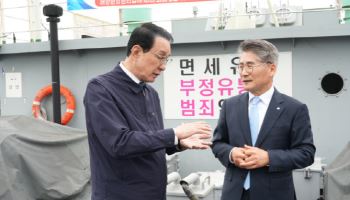 노동진 수협 회장, 어업용 면세유 공급 시설 점검