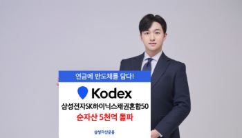 KODEX 삼성전자SK하이닉스채권혼합50 ETF, 순자산 5000억원 돌파