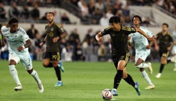 '손흥민 77분+슈팅 0회' LAFC, 헛심 공방 속 콜로라도와 비겨