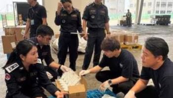 한번에 180만명분 마약 적발..태국·캄보디아 합동단속