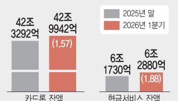 카드사 가계대출 1.5% 이내 관리…중금리대출 확대 압박도