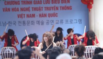 "다시 보고 싶다"…부지화 예술단, 베트남 하이퐁 축제 앙코르 초청