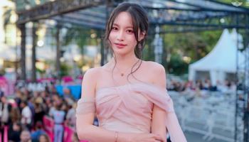 '젠플루언서' 배윤경, 핑크빛 드레스 입고 '칸 시리즈' 달궈