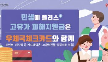 “우체국에서 고유가 피해지원금 신청하세요”