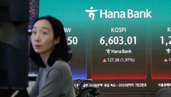 코스피, 사상 첫 6600선 돌파…장중 최고치 재차 경신