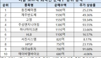 코스닥서 반도체 소부장 담는 외국인…주가도 고공행진