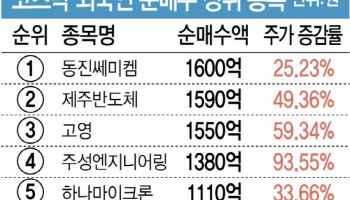 코스닥서 반도체 소부장 담는 외국인…주가도 '훨훨'