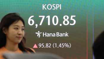 코스피, 0.39% 오른 6641.02 마감…종가 최고치 경신