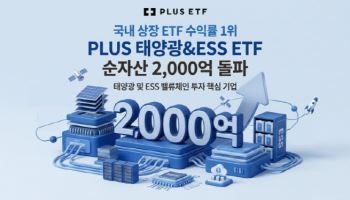 ‘스페이스 X’ 수혜 기대…PLUS 태양광&ESS, 수익률 1위·순자산 2000억 돌파