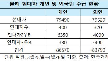 실적 아쉬워도 현대차 베팅하는 개미…외인과 정반대 행보